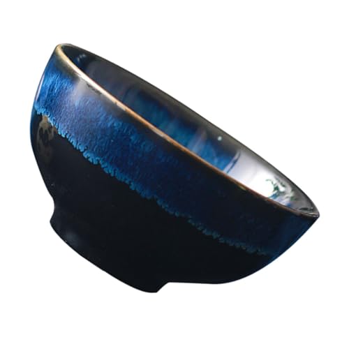 OUNONA Japanese Style Rice Bowl Gradient Soup Salad Bowl Design for Home Use Dishwasher Microwave Safe for Noodles Pasta Fruits and Everyday Meals