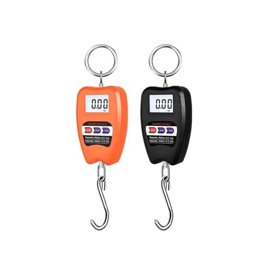 3pcs 200KG High Precision Digital Hook Scale with LCD Display, Portable Electronic Weight Scale for Fishing, Luggage, and Home Use - Kg/Lb/N Options