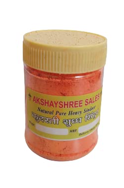 Akshayshree Sales Pure Natural Heavy Mercury Sindoor (Pack of 1-250gm)