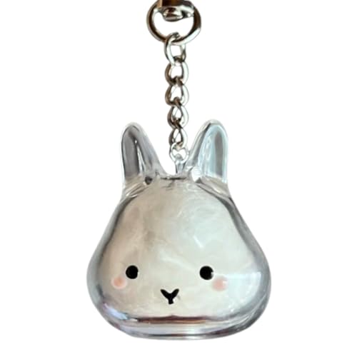 Boîte de rangement en fourrure de lapin, porte-clés pour cheveux, sac à dos, porte-clés décoratif pour animaux de compagnie
