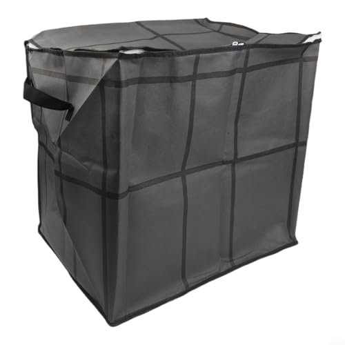 Moistureproof Non Woven Fabric Storage Bag, Packing Bag with Strong Zipper & Carrying Handles, Waterproof, Stackable, And Lightweight Organizer,(180L) by Fastluulun - Used condition - Image 4