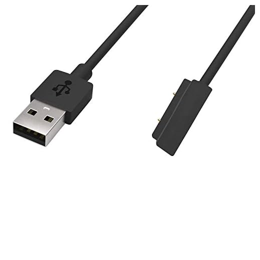 CooSpo Replacement USB Charger Charging Cable for Heart Rate Monitor Armband HW706 / HW807 /HW702