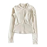 Photo Gallery djskldf completo pilates donna giacca sportiva con cerniera e colletto rialzato, abbigliamento da allenamento for la corsa, tasca donna, top yoga for esterni(ivory,xl) Photo Gallery djskldf completo pilates donna giacca sportiva con cerniera e colletto rialzato, abbigliamento da allenamento for la corsa, tasca donna, top yoga for esterni(ivory,xl)