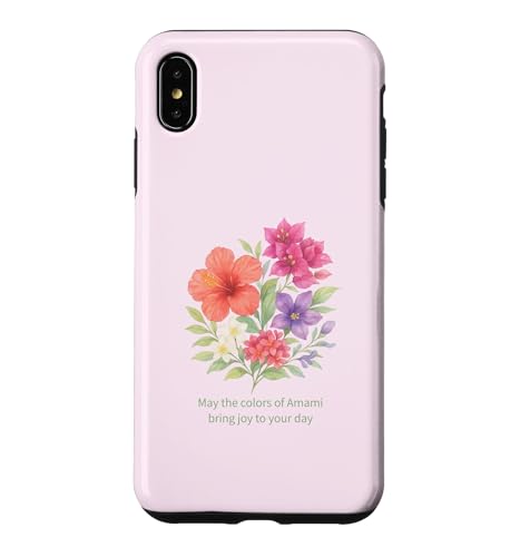 �����̐F�ʂ�Z���{�^�j�J�� �u�[�P �EAmami Island Botanical Floral Bouquet �X�}�z�P�[�X iPhone XS Max �p