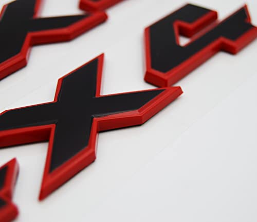 Image of 4x4 Emblem Badge with Pre-Adhesive for Ram 1500 2500 3500 4500 DS Laramie SUV Truck Tailgate Fender