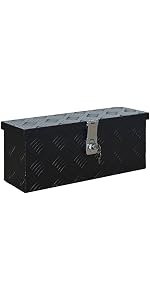 Amazon.co.jp: vidaXL アルミボックス 61.5x26.5x30cm シルバー : 車