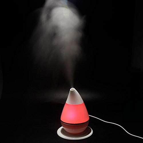 Water Drop Shaped USB Small Ultrasonic Atomization Humidifier USB Charging Night Light Diffuser Mist Maker Air Purifier