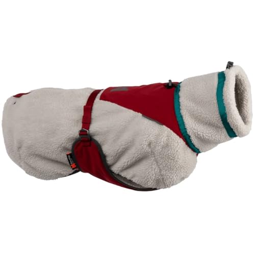 Non-stop dogwear Trekking-Fleecejacke – Grau/Wein (50)