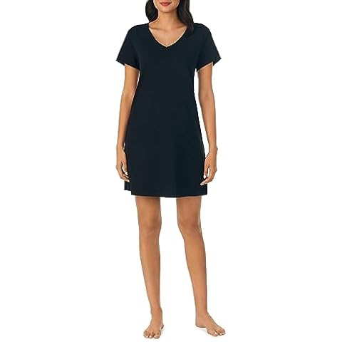 Nautica Women's V-Neck Sleep Shirt Cover