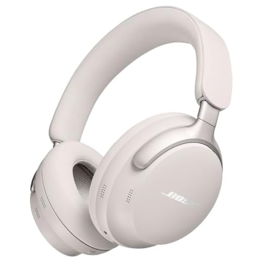 Cuffie Bluetooth Bose QuietComfort Ultra Headphones Cuffie Wireless Bluetooth con Cancellazione del Rumore, Audio Spaziale e Microfono, Modello Over-ear con Durata della Batteria Fino a 24 ore, Bianco Fumo
