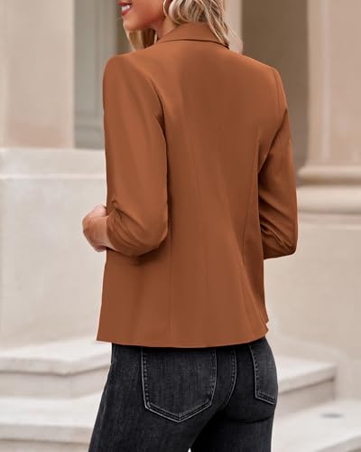 Image of LookbookStore 3 /4 Sleeve Blazers for Women Business Casual Fitted Jackets