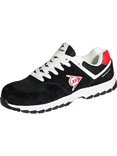 DUNLOP Arrow Safety Shoes Black/Red/White