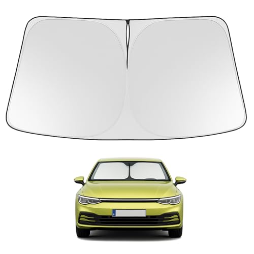 Proadsy Windshield Sun Shade for Volkswagen VW Golf Mk8 2022-2025 2026 4-Layer Foldable Front...