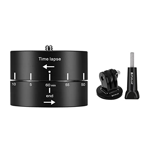 Telecamere dazione Fotocamera Time Lapse 360 Panoramica Rotazione minuti per il telefono Stabilizzatore Treppiede Adattatore a testa Timelapse Molteplici modalità di scatto ripresa