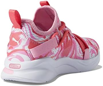 PUMA SOFTRIDE Rift Slip On Sneaker, Sun Kissed Coral White, 6 US Unisex Big Kid | Image 4