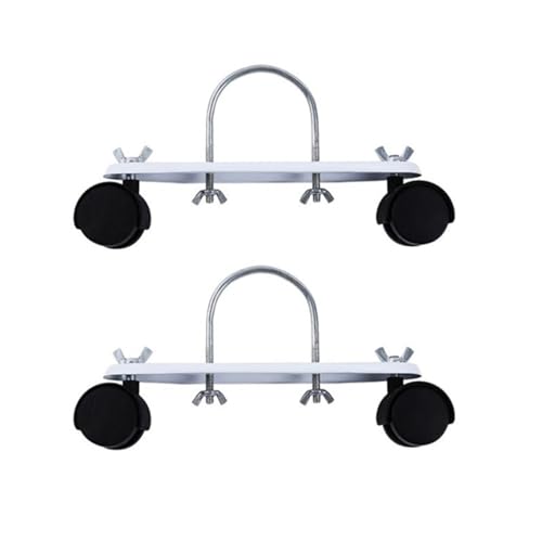 SOYUZERISH 2 Soportes de radiador eléctrico, Rueda de Soporte de polea móvil para radiador eléctrico, Rueda de rotación General de Larga duración y práctica