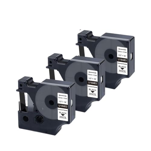 18483 12mm���̔����i�v�|���G�X�e�����x���e�[�v4200 5200 5000 6000���x���v�����^�[�ƌ݊���(10PK)