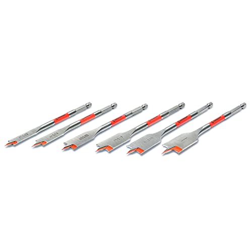 Crescent 6 Piece Flat Spade Set | 3/18' - 1' | CDFP-SET6