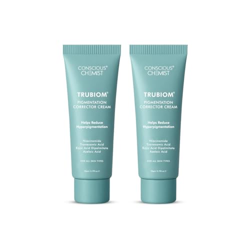 Conscious Chemist Kojic Acid Face Cream | 20g | Azelaic Acid Face Cream for Men & Women, Niacinamide & Tranexamic Acid, Anti Pigmentation, Reduce Dark Spots, All Skin Type - Trubiom (Pack of 2)