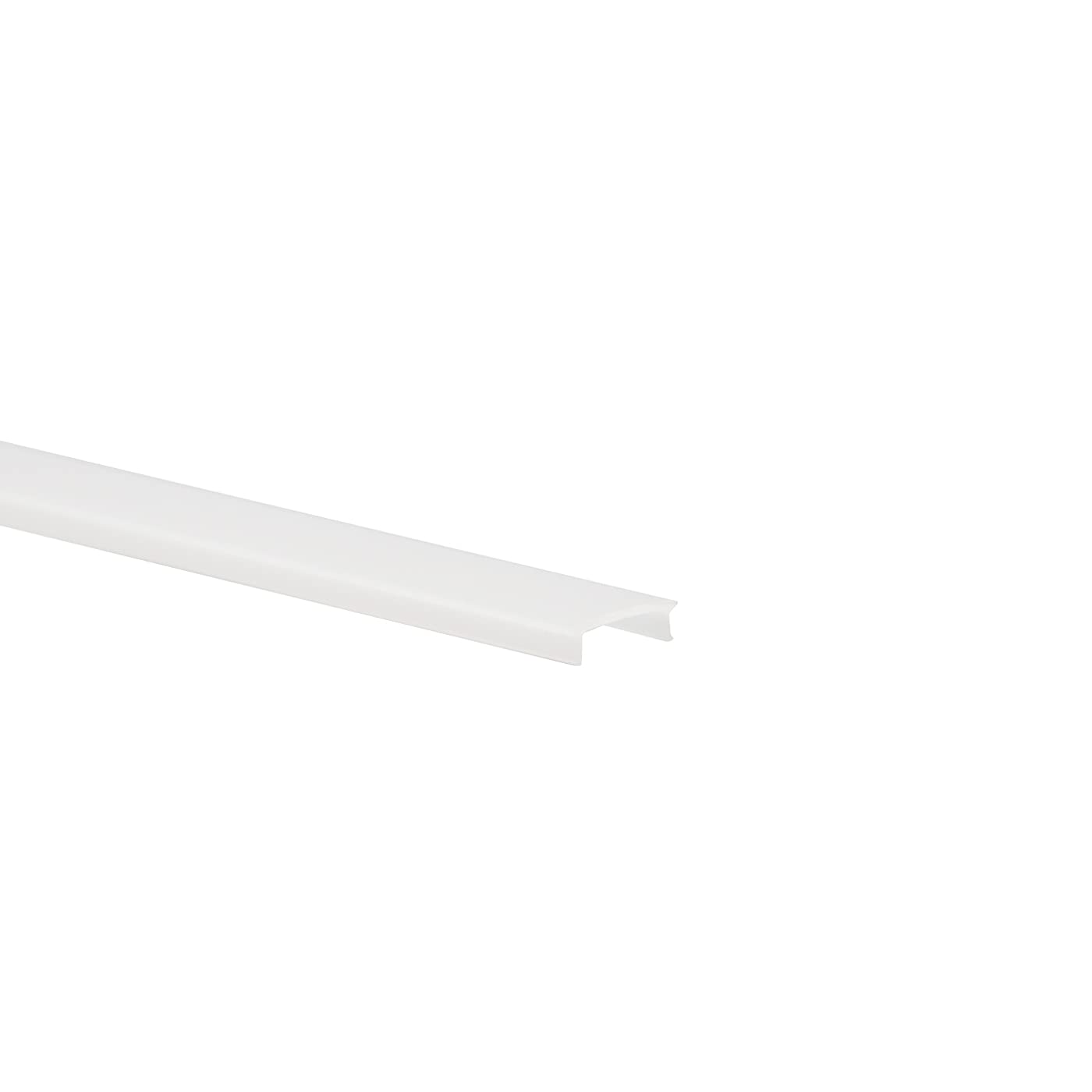 Eurekaled Profilo Alluminio Da Incasso 2 Metri Per Strisce LED Con Copertura Opaca - Bianco