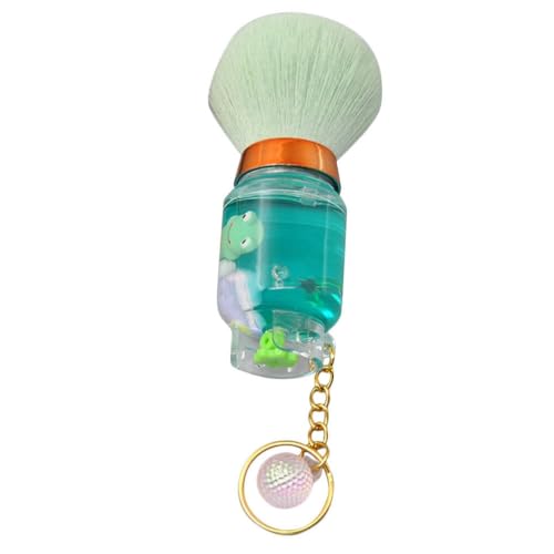 FOMIYES Powder Brush Women Blush Brush Face Makeup Brush Portable Nail Dust Brush Precision Highlighter Brush Travel Facial Makeup Blush Brush Green