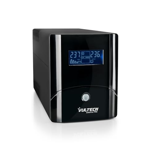 VulTech UPS1050VA-PRO Gruppo di continuità UPS Serie PRO 1050VA 560Watt, Display LCD, 2x...