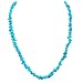 Charged Arizona Turquoise Necklace 18" Premium Tumble Polished Crystal Gemstone Chip Necklace (SHAMANS Stone - Creative Success & Longevity) [Reiki] by ZENERGY GEMS