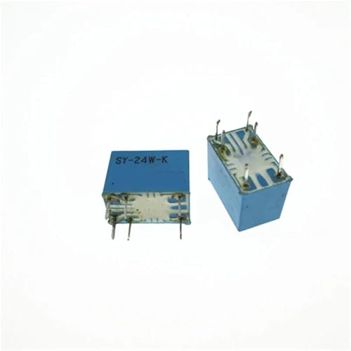 Relé SY-24VDC-K de 24V y 6 pines ideal para reparar fallos de conmutación en sistemas industriales