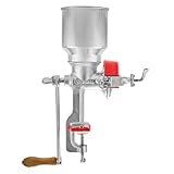 Victoria Manual Grain Grinder with High Hopper, Grain Mill for Kitchen Use, Made in Colombia