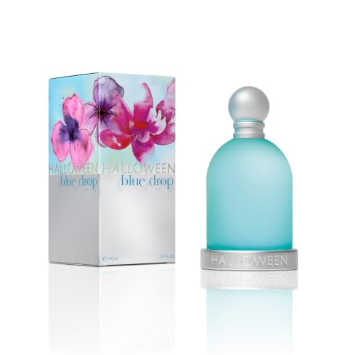 Halloween Blue Drop 100 ml, Eau de Toilette para Mujer, Aroma Fresco Amaderado Especiado, con Vaporizador