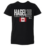 500 LEVEL Brandon Hagel Tampa Bay Canada Elite Toddler Shirt (Black, 4T)