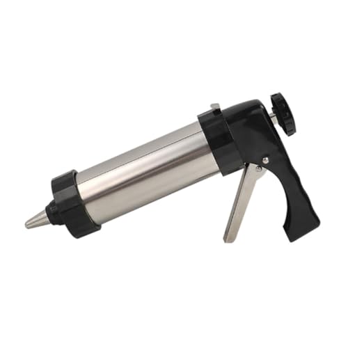 UKCOCO Herramienta Moldeadora de Galletas de Acero Inoxidable con Boquillas y Placas para Pastelería Prensa Desmontable para Repostería Casera y Profesional Reutilizable