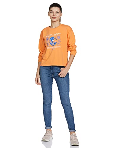 Image of Levi's Women's Cotton Hooded Neck Sweatshirt