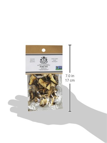 Miniatura 4 de India Tree Champiñones Porcini, 0.35 oz (paquete de 3)