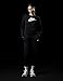 Nike Women's Sportswear Club Fleece Mid-Rise Joggers, Black/White, Medium