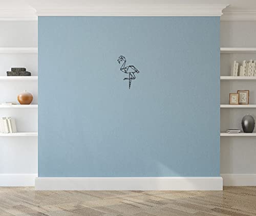 Homemania Wanddekoration, Stahl, schwarz, 31 x 0.15 x 50 cm