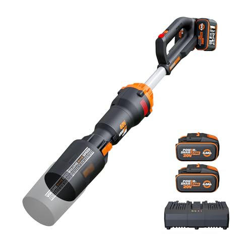 WORX Akku-Laubbläser WG585E 40V, inkl. 2x4Ah Akkus...