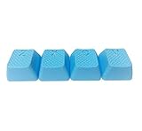 Rubber Gaming Backlit Keycaps Set - 4 Keys for Z, X, C, V, Cherry MX Mechanical Keyboards Compatible