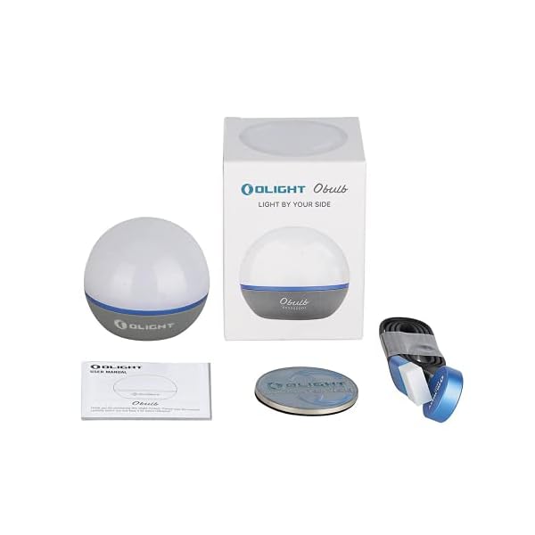 Olight Obulb Led Nachtlicht, Wiederaufladbare Atmosphäre Nachttischlampe mit 55 Lumen, Farbwechsel & Dimmbare… – Bild 10