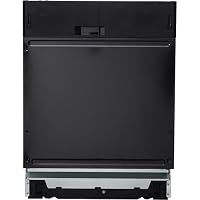 Indesit Fully Integrated Standard Dishwasher - Black with Fixed Door Hinge Kit - E Rated