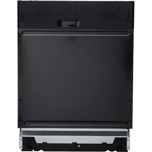 Image of Indesit Fully Integrated Standard Dishwasher - Black with Fixed Door Hinge Kit - E Rated