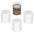 Universal Shower Filter Replacement Cartridge, 4 Pack 20 Stage Shower Head Filter for Hard Water, Microporous Pressurization High output Water Filter Compatible Similar Design, 10000 Gallons 3 Month