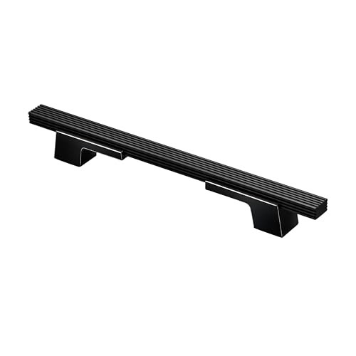 Image of Plantex Cabinet Handle /160mm Handle for Cabinet /Door Pull-Push Handle for Home /Office /Hotel - Pack of 1 (Black)