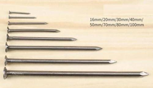 Clavos de madera OqcEha de acero al carbono, 40 mm, paquete de 100 unidades miniatura 4