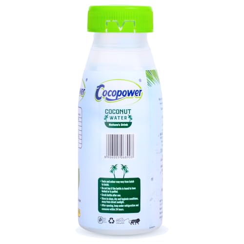 Image of Cocopower Coconut Water | Instant Rehydration | No Added Sugar | Refreshing Recharge! | 200ml (Pack of 18)