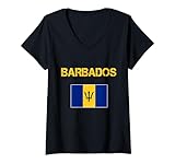 Photo Gallery barbados, bandiera delle barbados, barbados flag. maglietta con collo a v Photo Gallery barbados, bandiera delle barbados, barbados flag. maglietta con collo a v