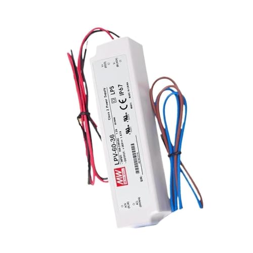 Image of LED Driver 60W 36V 1.67A LPV-60-36 AC-DC SMPS LPV-60 Series C.V