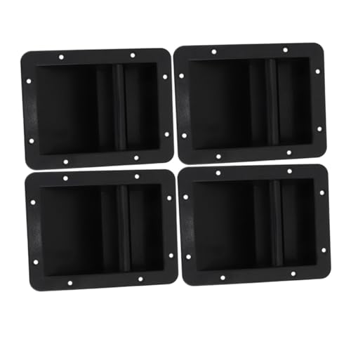 BUTIFULSIC 4pcs Plastic Speaker Handle Easy to Install Side Carry Grip for Amplifiers and Speaker Cabinets Comfortable and Sturdy Accessory for Applications