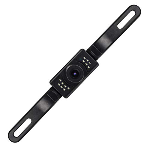 Backup Camera and Monitor Kit,RAAYOO 2020 Upgrade 2nd Generation Car Rear View Reversing Camera Automotive with 150° Perfect View Angle 13 Auto-Lighting LED Lights Night Vision IP69 Level Waterproof