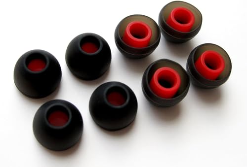 8pcs Medium Eartips Compatible with LG Tone Free HBS-FN7 HBS-FN6 HBS-FN4 True Wireless Earphones - Ergonomic Replacement Set Earbuds